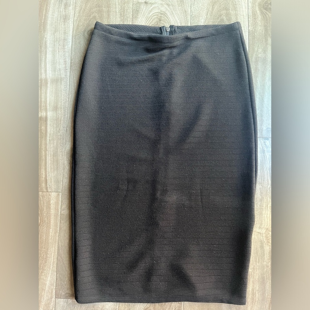 Classic Black Pencil Skirt - Women